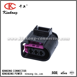 4D0 971 993 3 way female Engine Oil Rail Pressure connectors For VW 1.8T SI2.0TSI CKK7035A-3.5-21