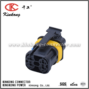 18165.000.002 4 way receptacle automobile electrical connectors CKK3043B-1.5-21