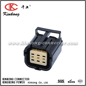 344267-1 6 hole female electrical connectors CKK7062-1.8-21