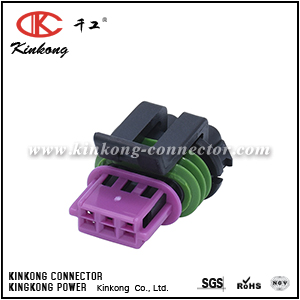 3 way female automotive connector CKK7036B-1.2-21