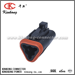 DT06-3S-P012TE 3 way female automotive connector 