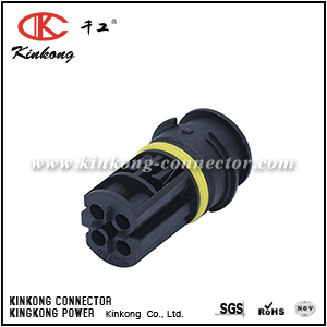 4 pole female electrical connectors CKK3041-3.0-21