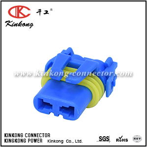 12059183 12059185 2 pole female blue automotive connectors 1121700228GM001 CKK7022S-2.8-21
