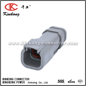 4 pin male crimp connector DTM04-4P-E007-001 DTM04-4P-E007-Equivalent