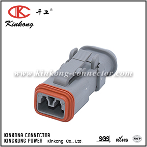 2 pole female auto connector DT06-2STE-E008-001 DT06-2STE-E008-With TE logo