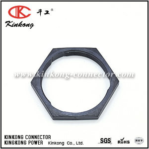 AHDP24-PN01-001 AHDP24-PN01 Amphenol Industrial Black Panel Nut, Shell Size 24 for use with Rear Mounting Housing