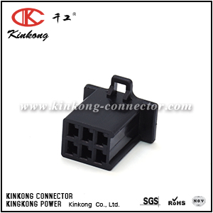1121500628BA002 CKK5063B-2.8-21 Female 6 Pins Balck Unsealed Automotive Connector 