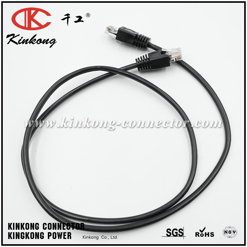 Network patch cord with RJ-45 connector